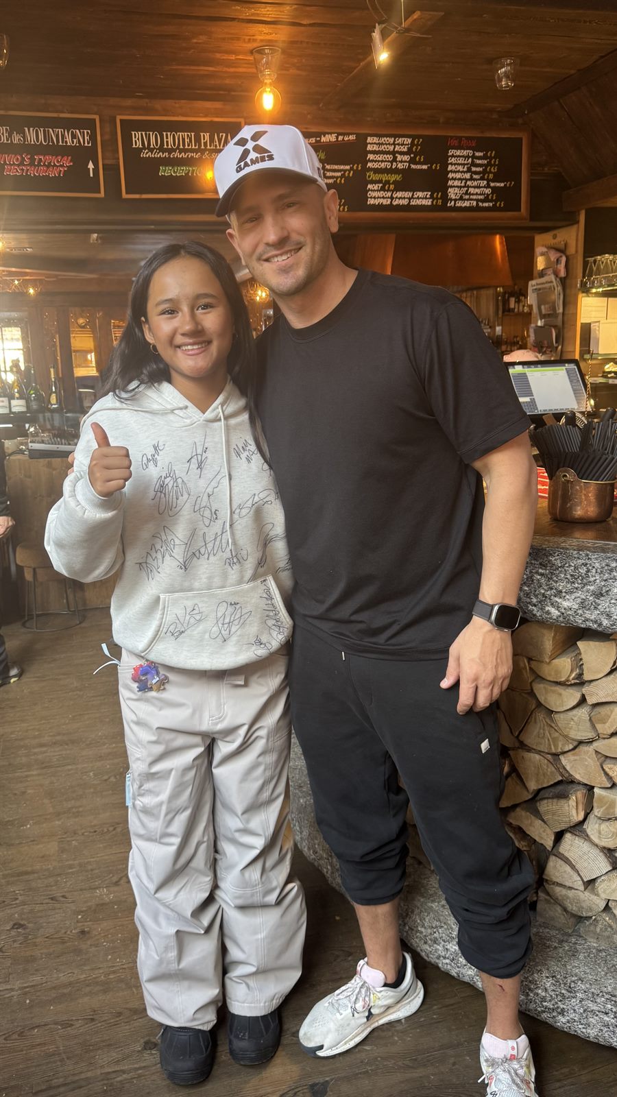 Meeting Jeremy Bloom, X-Games CEO, at 2026 Winter Olympics — photo 2